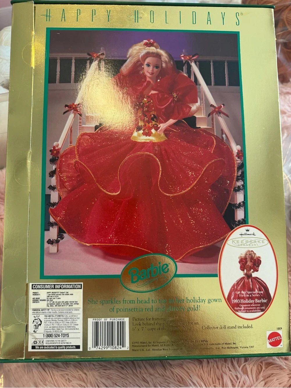 1993 special edition Holiday Barbie